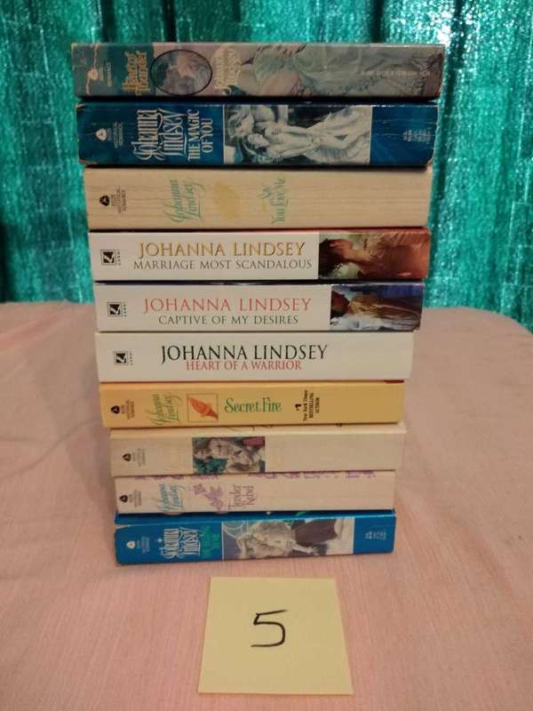 10 Assorted Johanna Lindsey Books