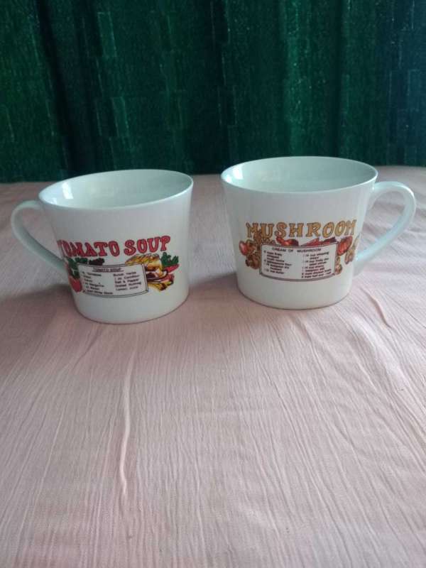 Vintage Soup Cups set of 2