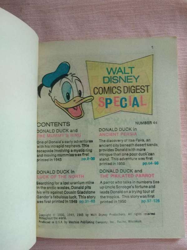 Walt Disney Comics Digest Donald Duck