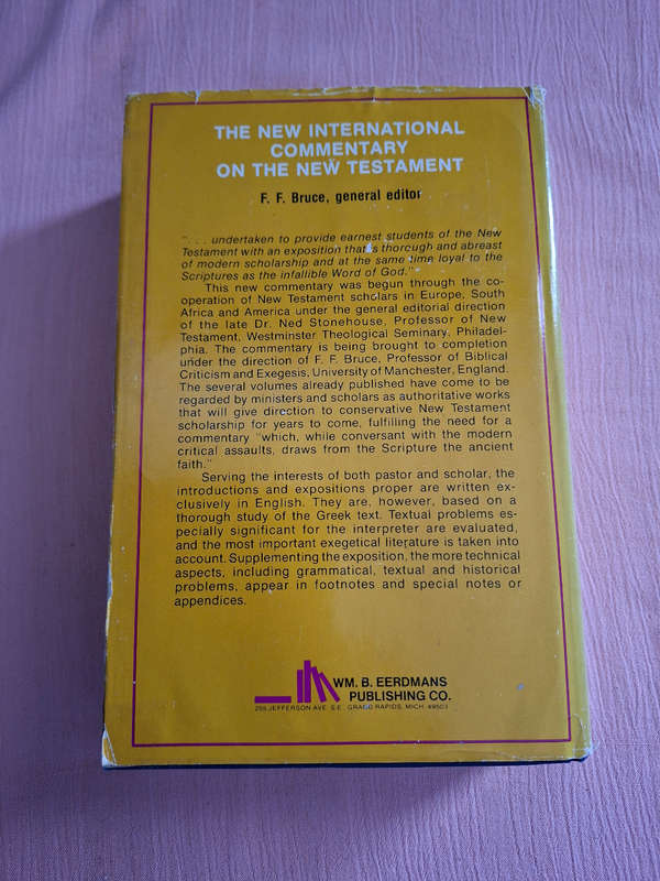 The New International Commentry on the New Testament The Gospel of Luke Norval Geldenhuys