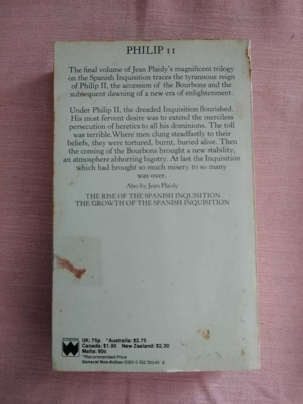The Spanish Inquisition series Jean Plaidy