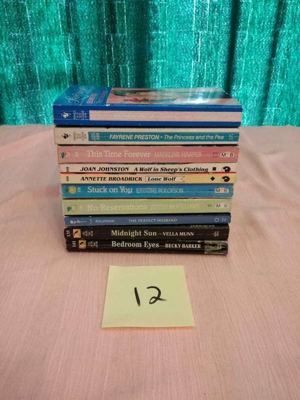 10 Assorted Romance books
