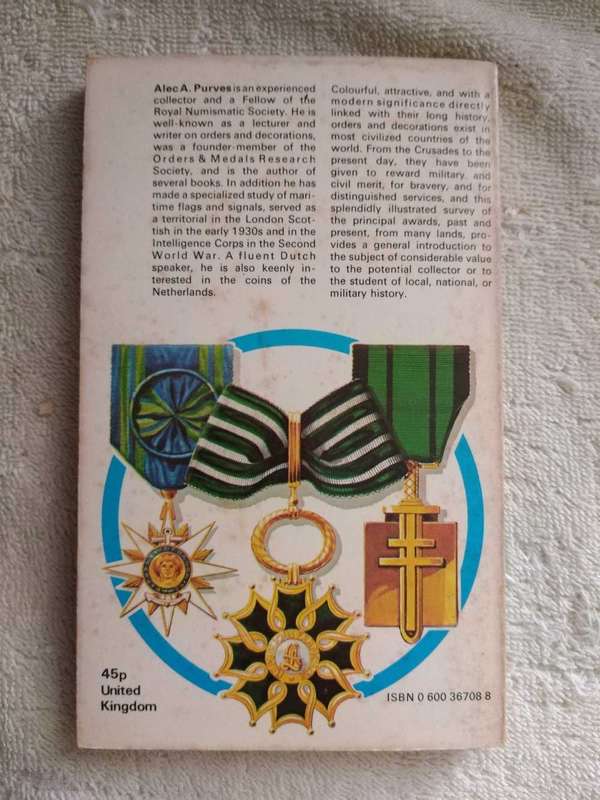 Alec A. Purves Orders and Decorations
