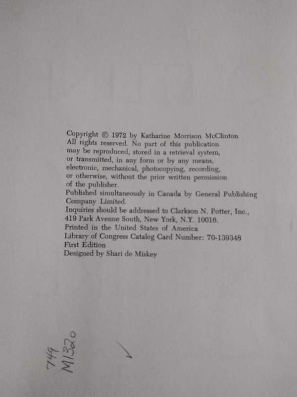 An Outline of Period Furniture Katharine Morrison McClinton