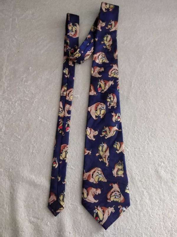 Men's Character Tie Spike the Bulldog