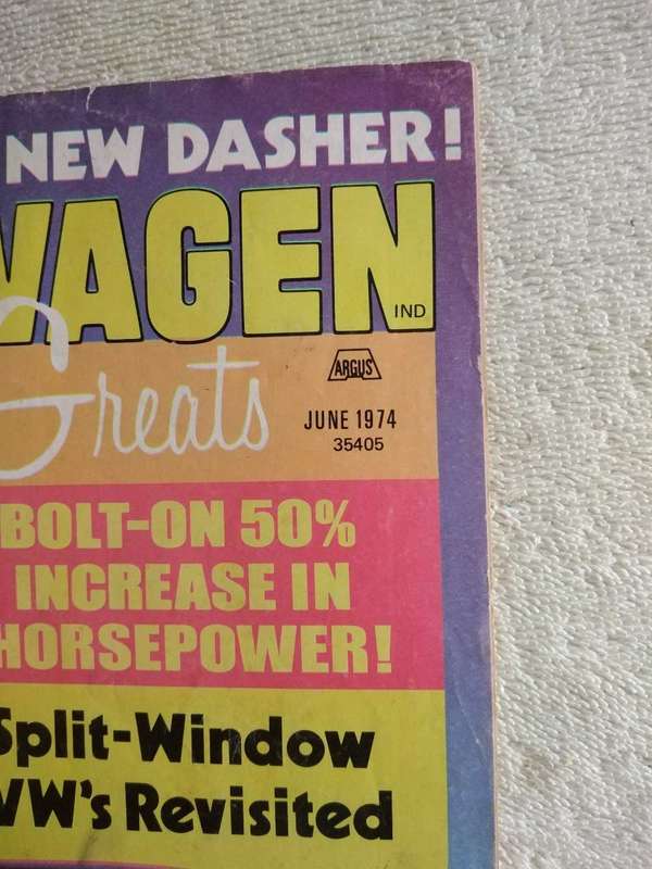 Volkswagen Greats June 1974