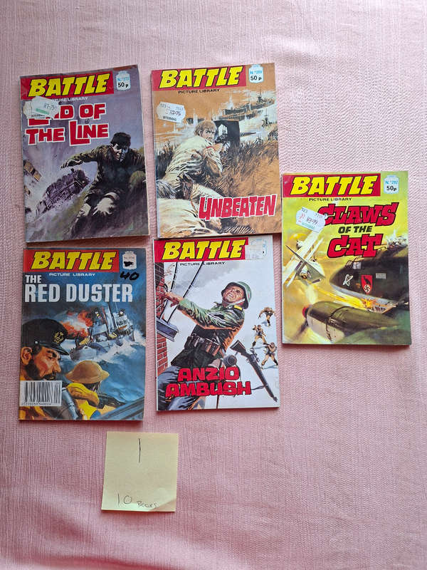Battle Picture Library books x 10