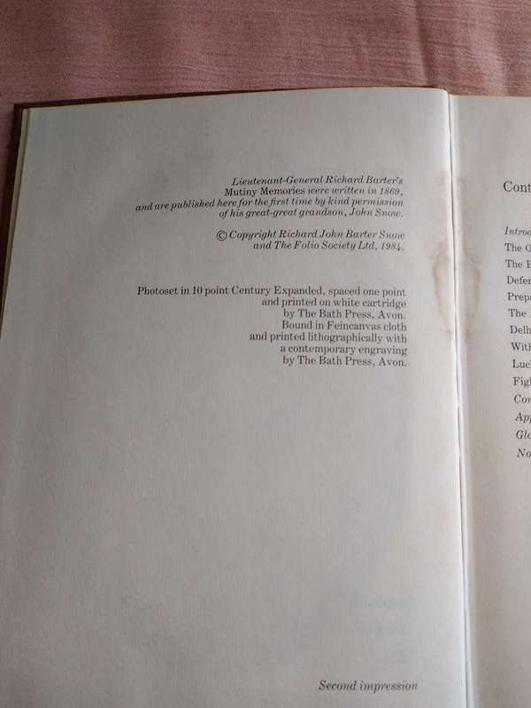 The Siege of Delhi Richard Barter Folio Society