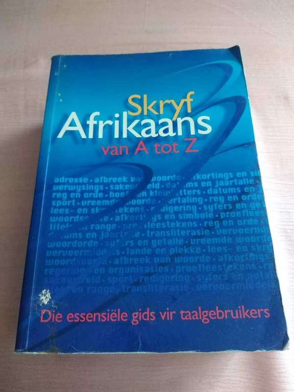 Skryf Afrikaans van A tot Z dictionary