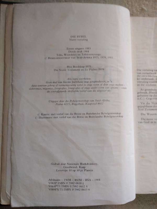 Die Bybel Nuwe vertaling