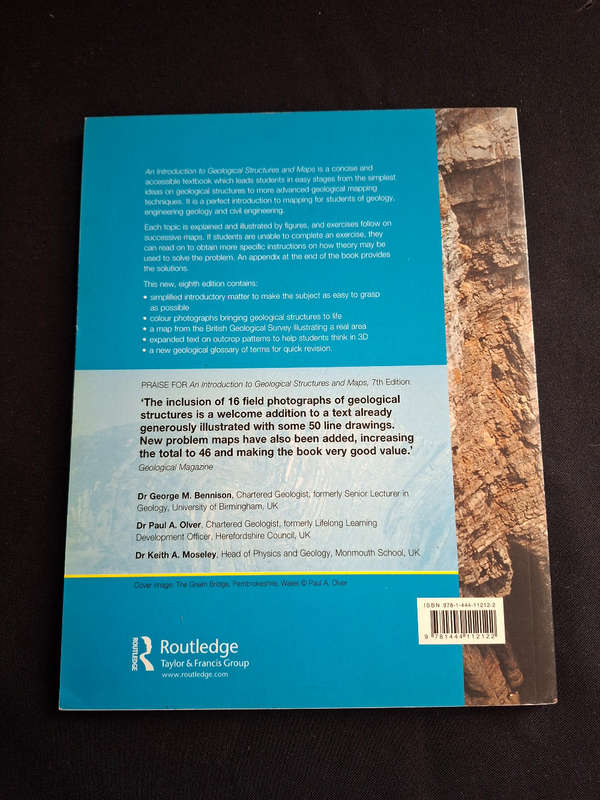 Geological Structures & Maps Bennison, Olver, Moseley