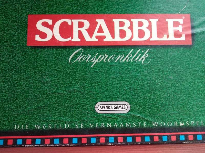Scrabble board game Afrikaans