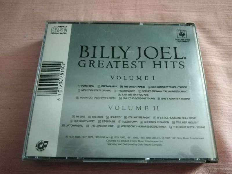 Billy Joel Greatest Hits Volume I & II