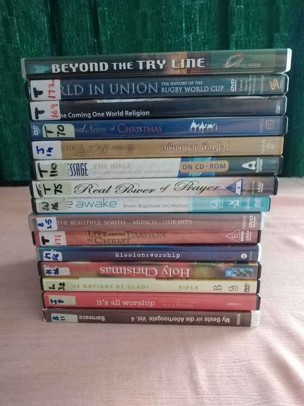 15 Assorted Religious dvds