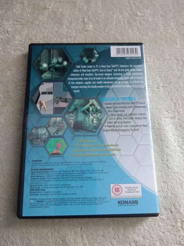 PC Game Metal Gear Solid 2