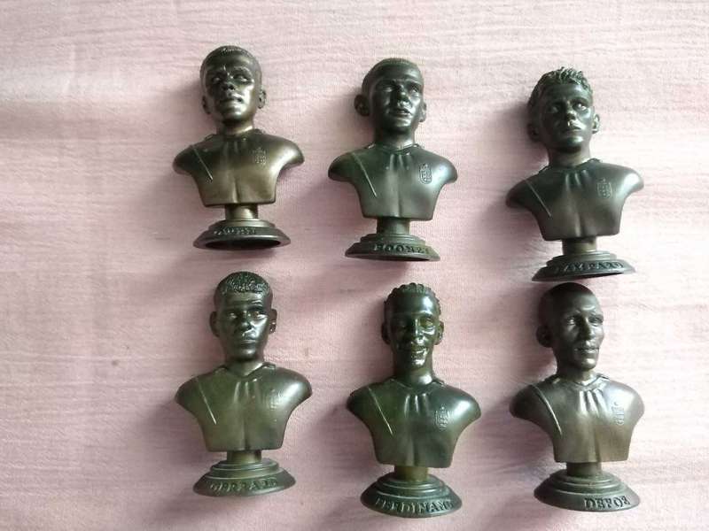 6 Football Player Heads