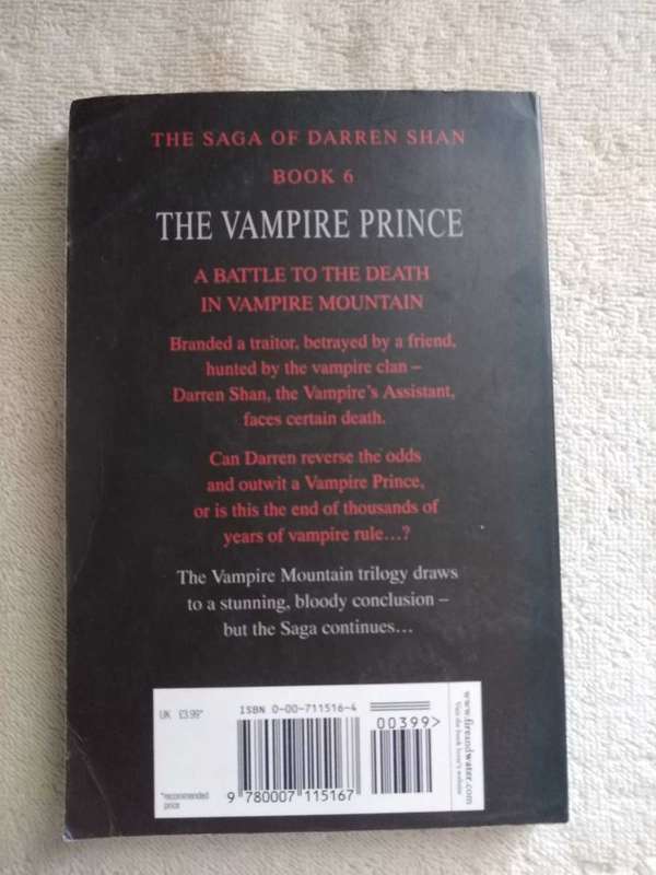 The Vampire Prince Darren Shan