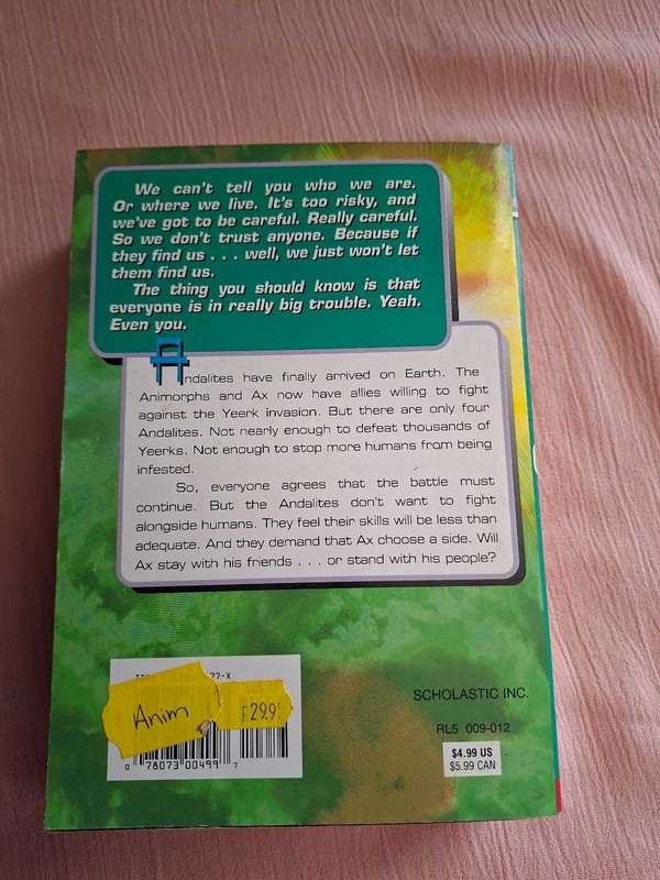 Animorphs The Arrival K. A. Applegate