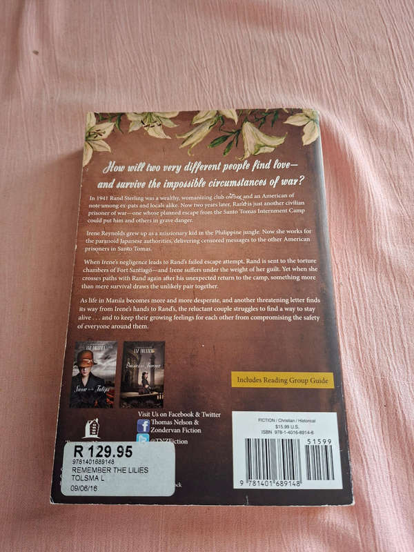 Liz Tolsma Remember the Lilies