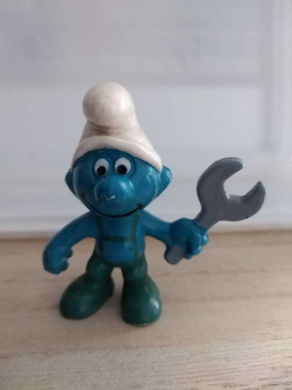Smurf Mechanic Peyo