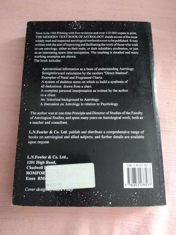 The modern text book of Astrology. Margaret E. Hone