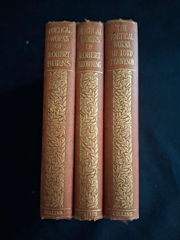 The Poetical works of Lord Tennyson, Robert Browning and Robert Burns 3 Books