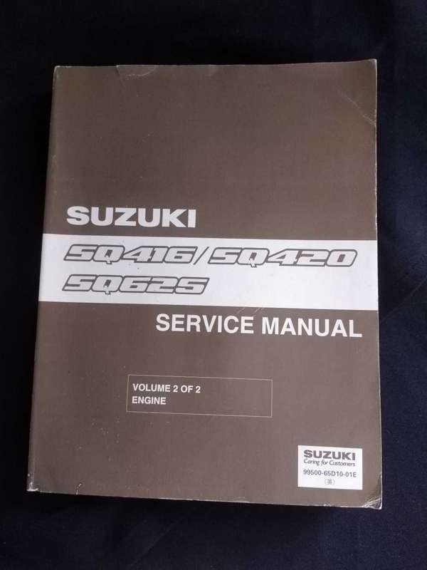 Suzuki SQ416/SQ420/SQ625 Service Manual Volume 1 and 2