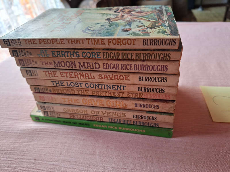 Edgar Rice Burroughs x 10 books