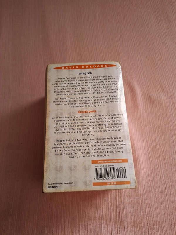 David Baldacci Omnibus Saving Faith and Absolute Power