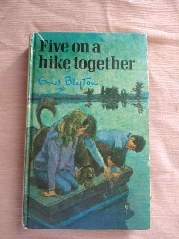 Enid Blyton Five on a hike together