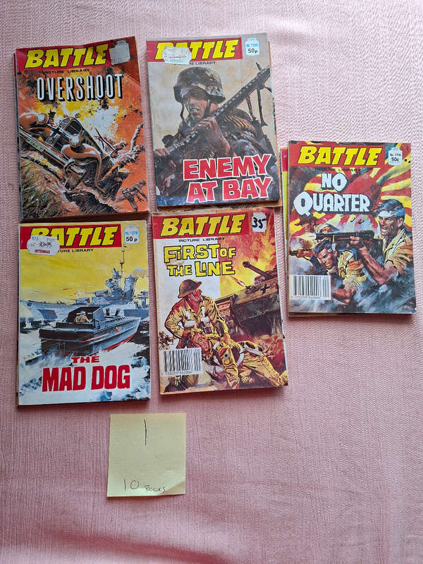 Battle Picture Library books x 10