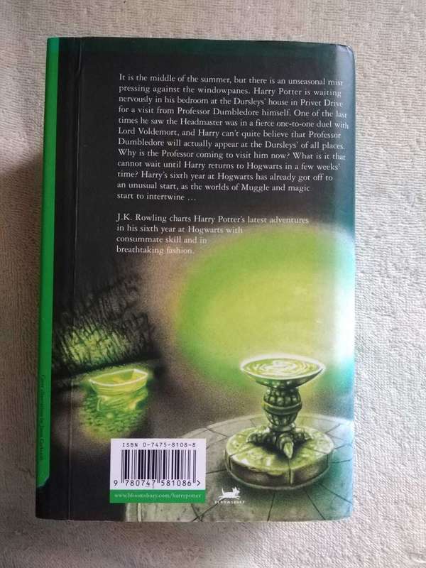 Harry Potter and the Half-Blood Prince J . K. Rowling