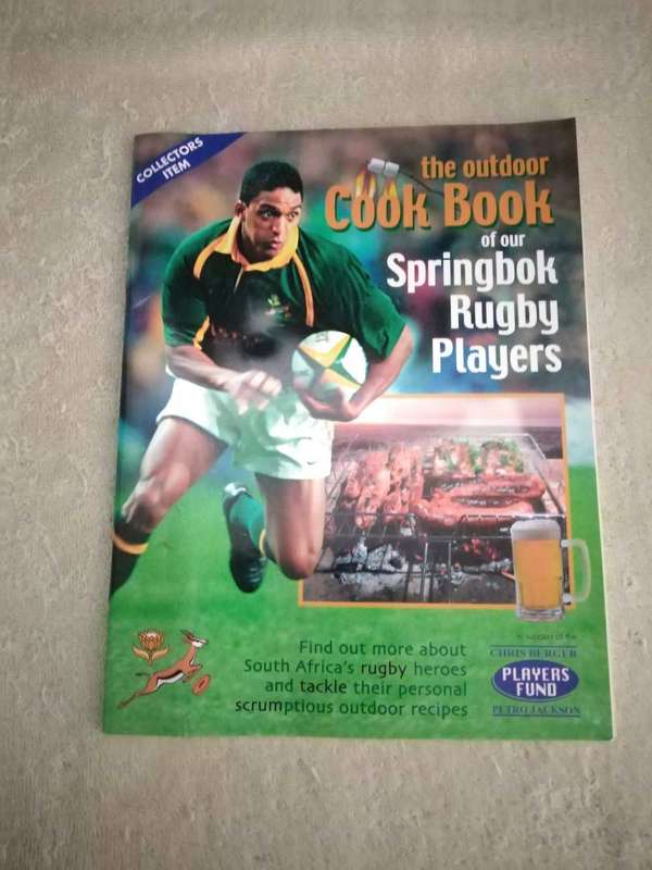 The Outdoor Cookbook of our Springboks Rugby Players