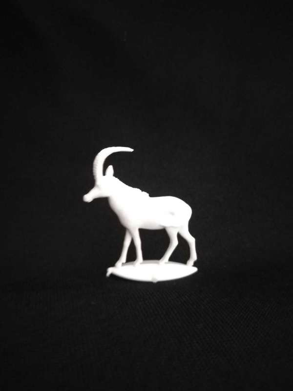 African Animal Sable Antelope hard plastic