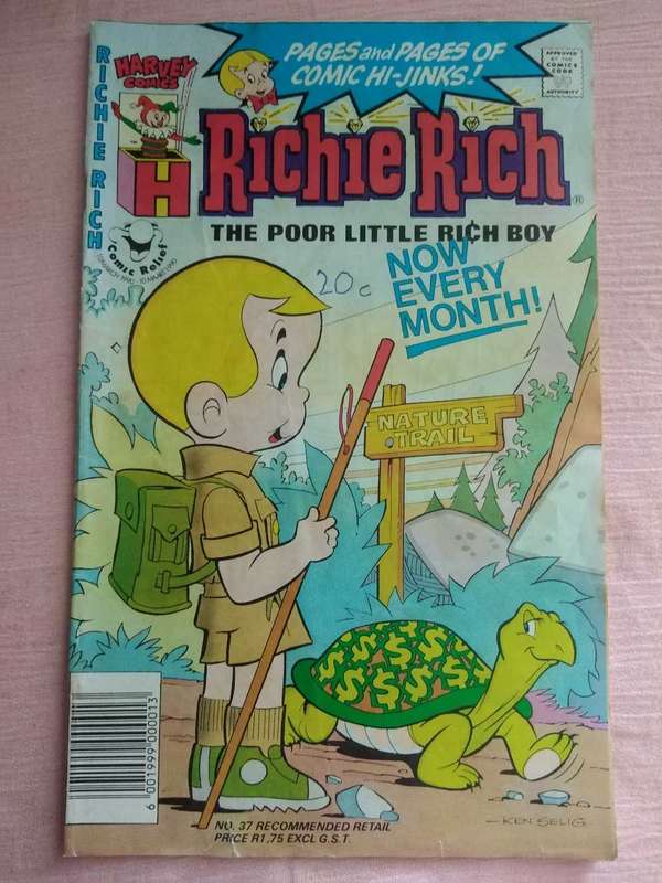 Richie Rich the poor little rich boy No. 37