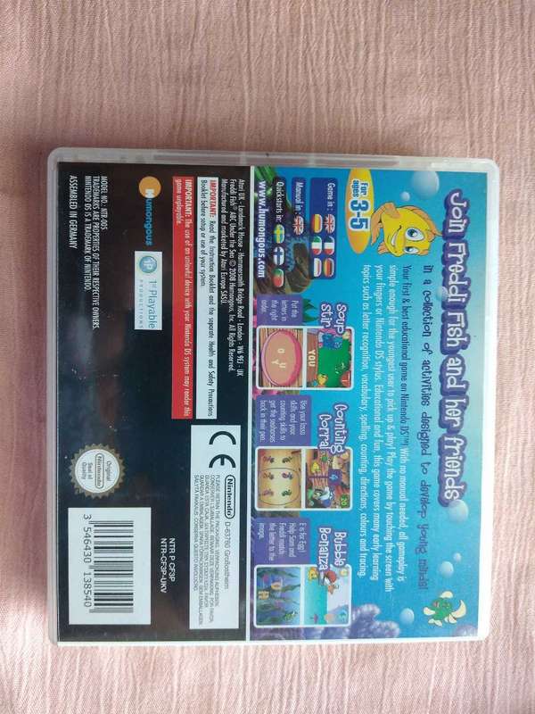 Nintendo DS Freddi Fish ABC under the sea