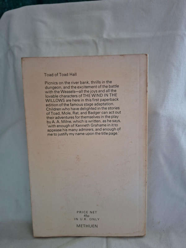 A.A Milne Toad of Toad Hall