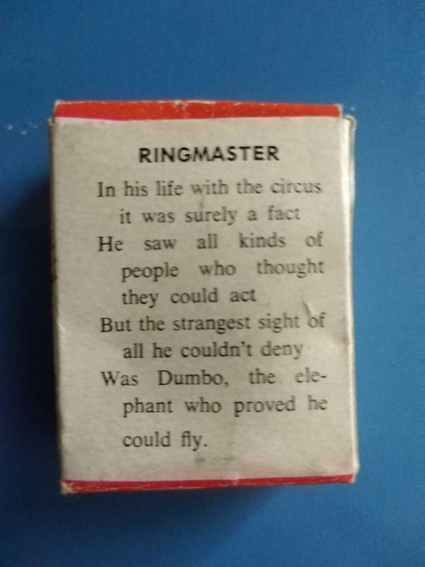 Disneykins Ringmaster in box