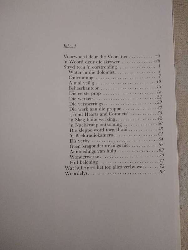 A. P. Cartwright Wes-Driefontein stryd teen 'n oorstroming