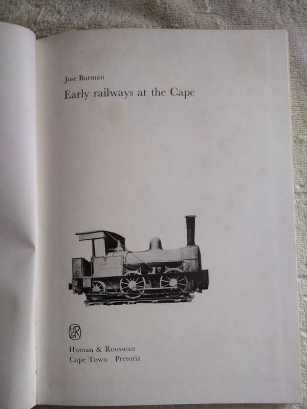 Jose Burman Early railways at the Cape