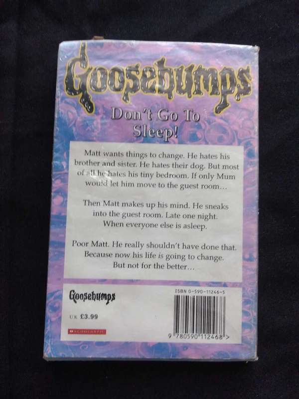 R. L. Stine Goosebumps Don't go to sleep