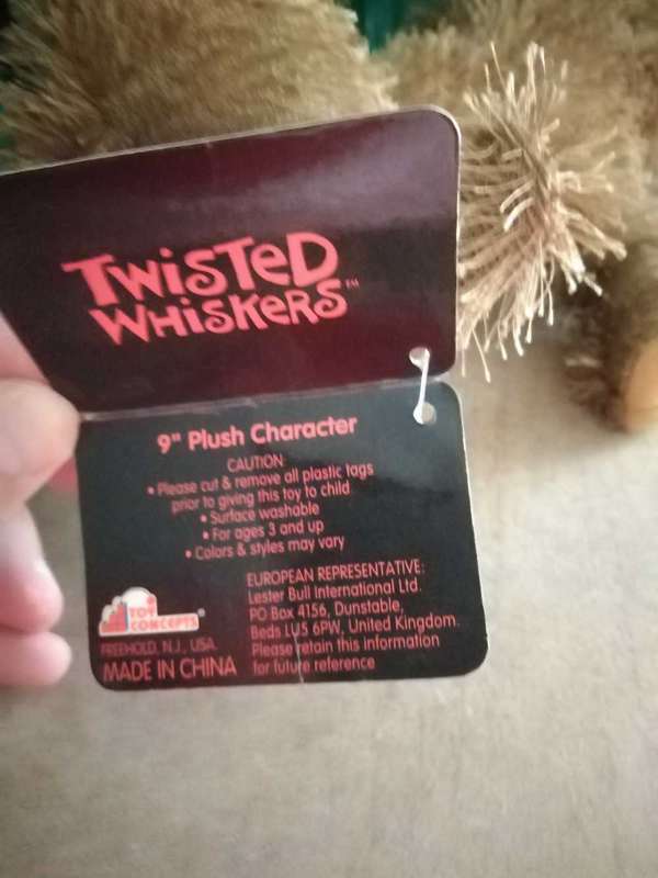 Twisted Whiskers 9" Plush Toy