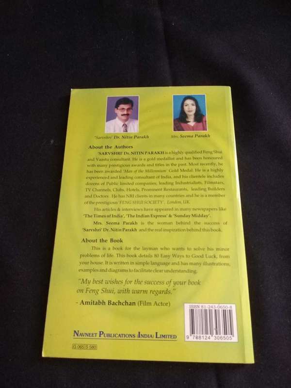 Feng Shui 80 golden ways to Goodluck Dr Nitin Parakh and Mrs Seema Parakh