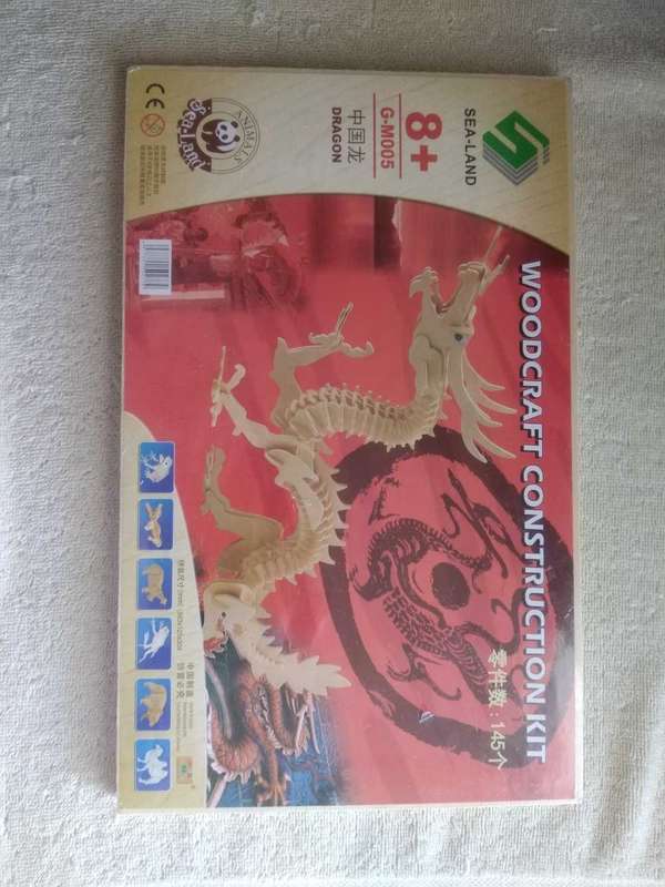 Woodcraft construction kit Dragon