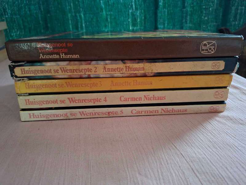 Huisgenoot Wenresepte 1, 2, 3, 4 & 5 Annette Human &Carmen Niehuis