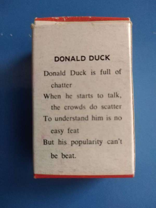 Disneykins Donald Duck in box