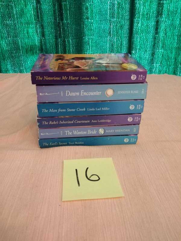 6 Assorted Mills and Boon Historical Romance