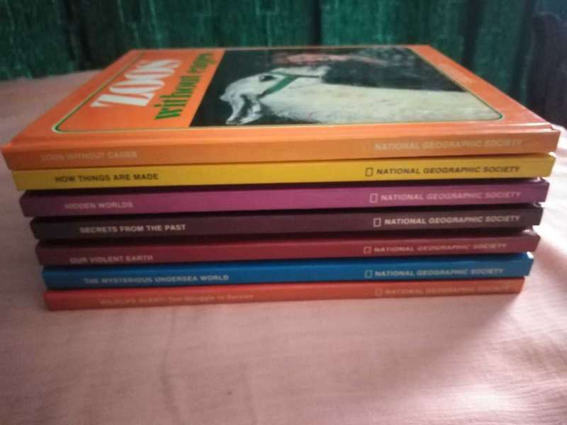 7 Assorted National Geographic Society Books