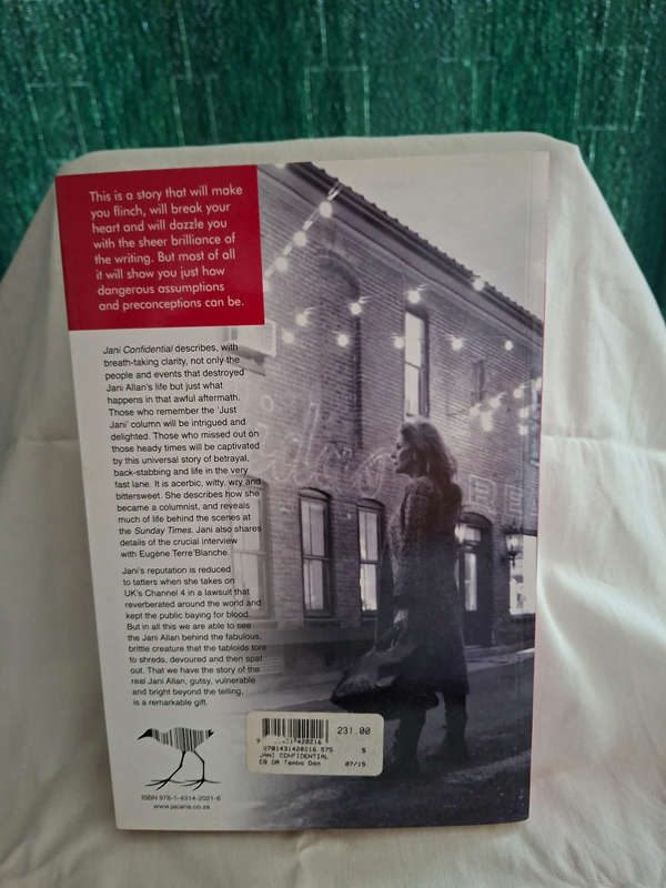 Jani Allan Jani Confidential A Memoir