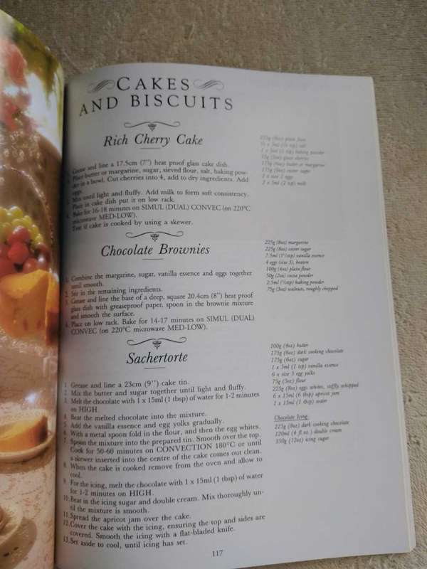 Sharp Combination Cookery Book